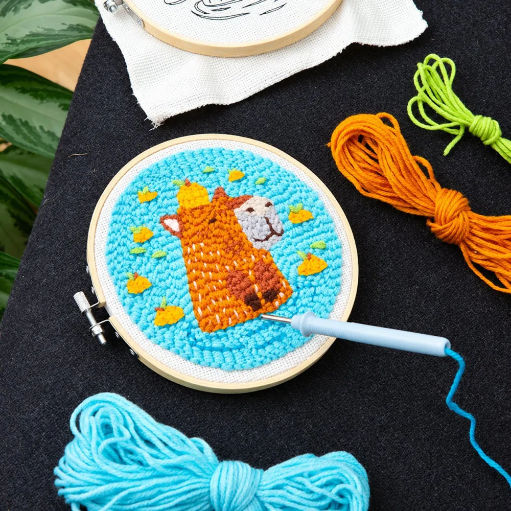 Kit Punch Needle Capybara