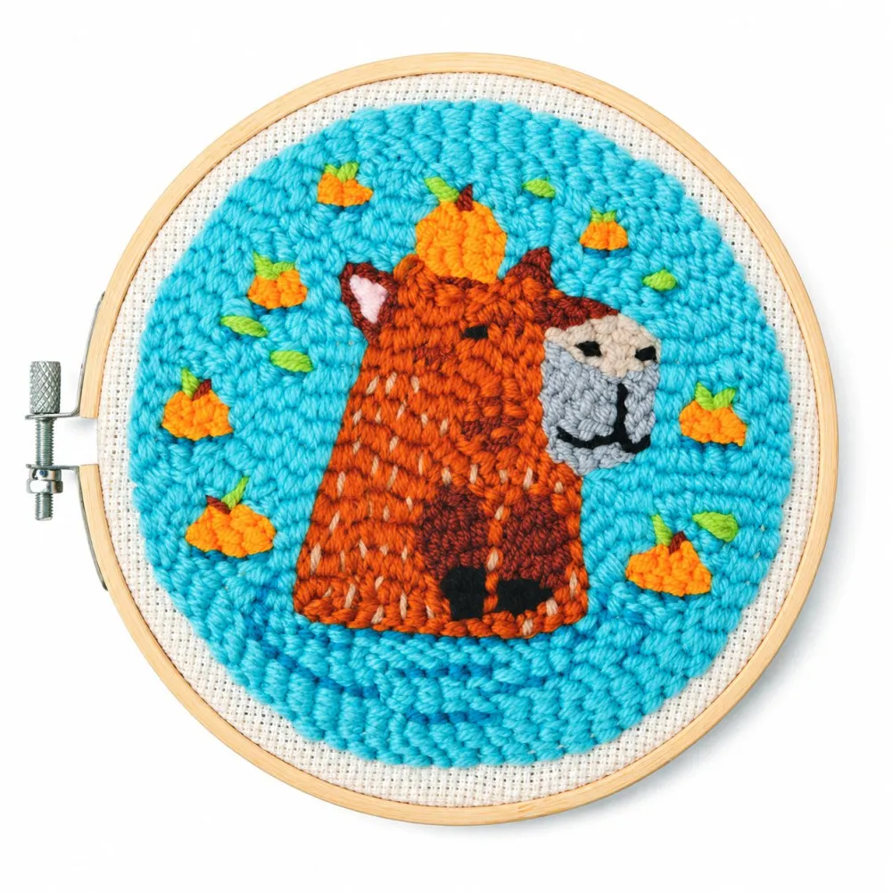 Kit Punch Needle Capybara