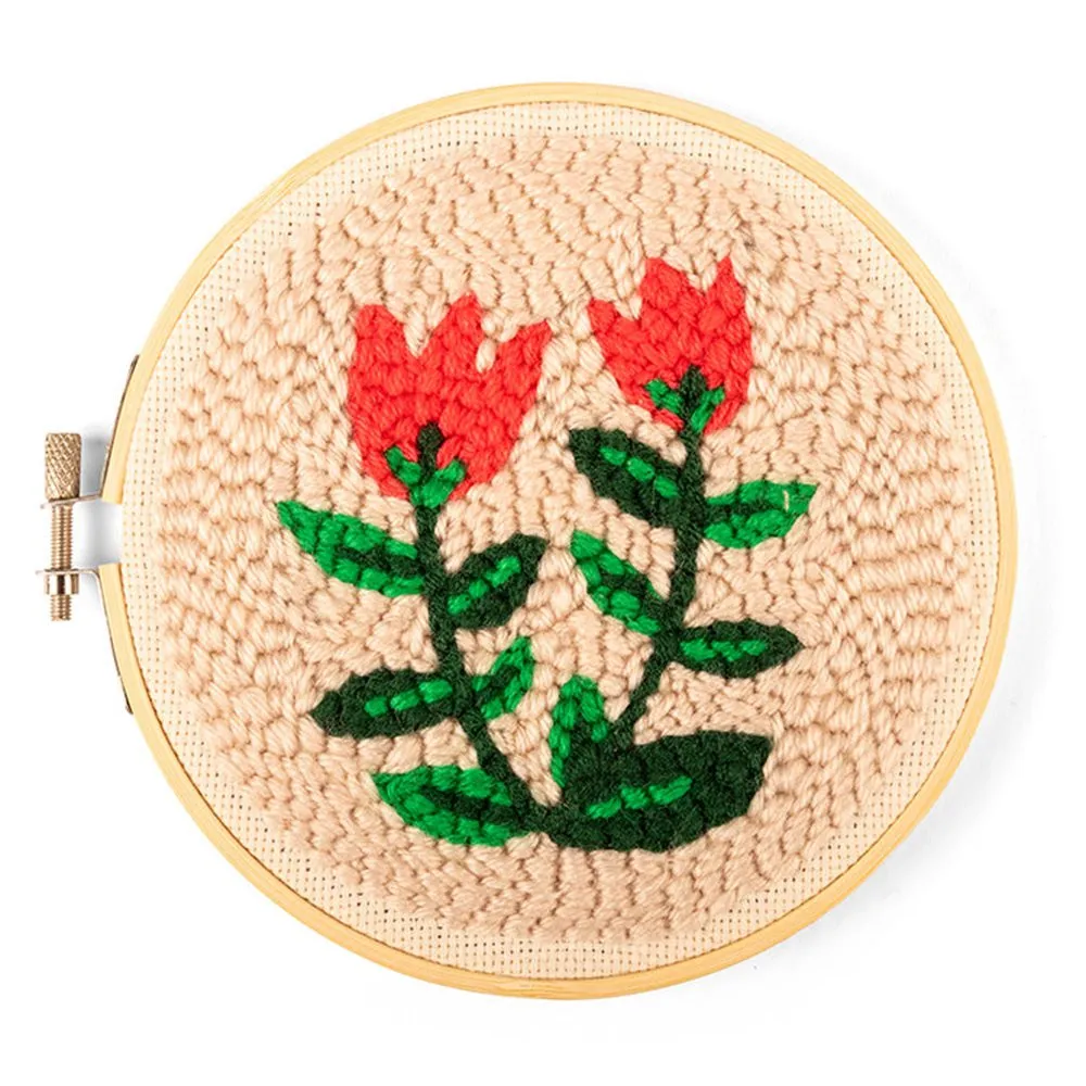 Kit Punch Needle Tulipes