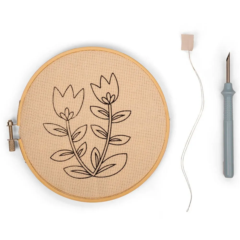 Kit Punch Needle Tulipes
