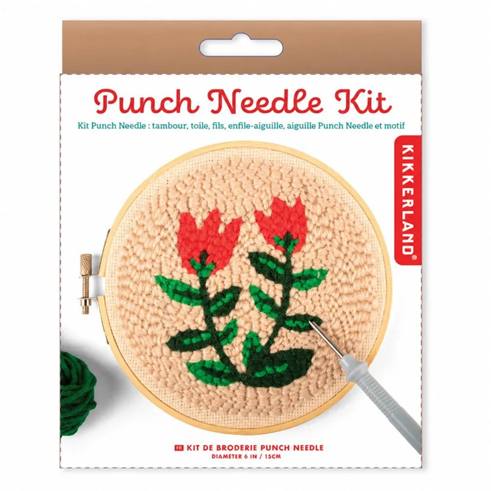 Kit Punch Needle Tulipes