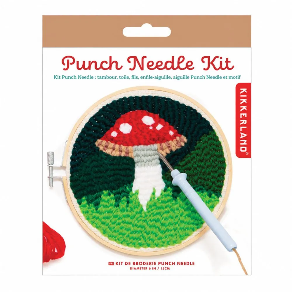 Kit Punch Needle Champignon