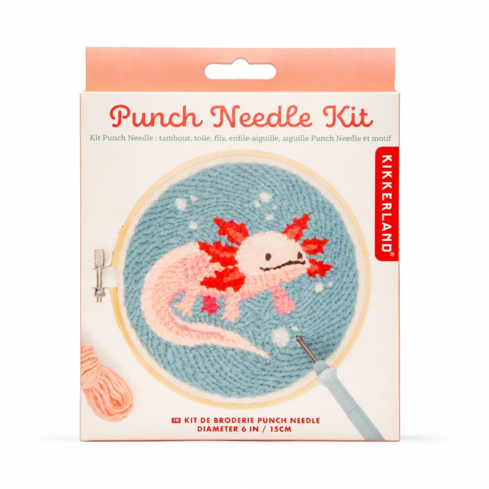 Kit Punch Needle Axolotl