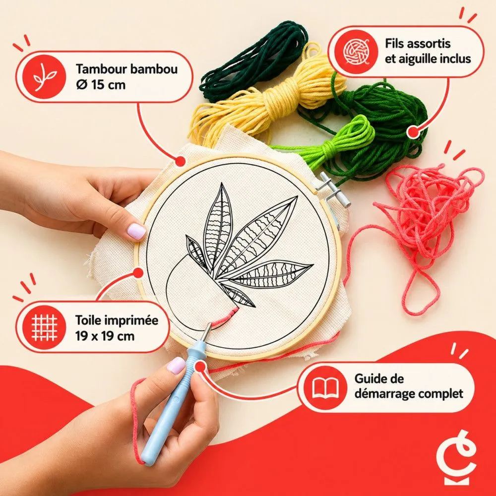 Kit Punch Needle Champignon