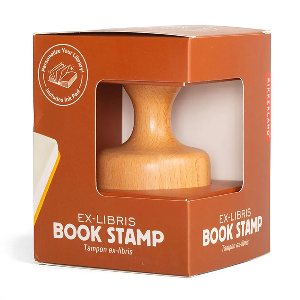 Tampon Ex Libris en Bois pour Livres