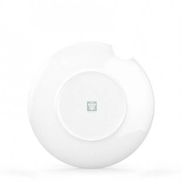 6 Assiettes Plates En Porcelaine Rinart – 28 Cm, Design Sobre – Micro-ondes, Lave-vaisselle, Résistantes