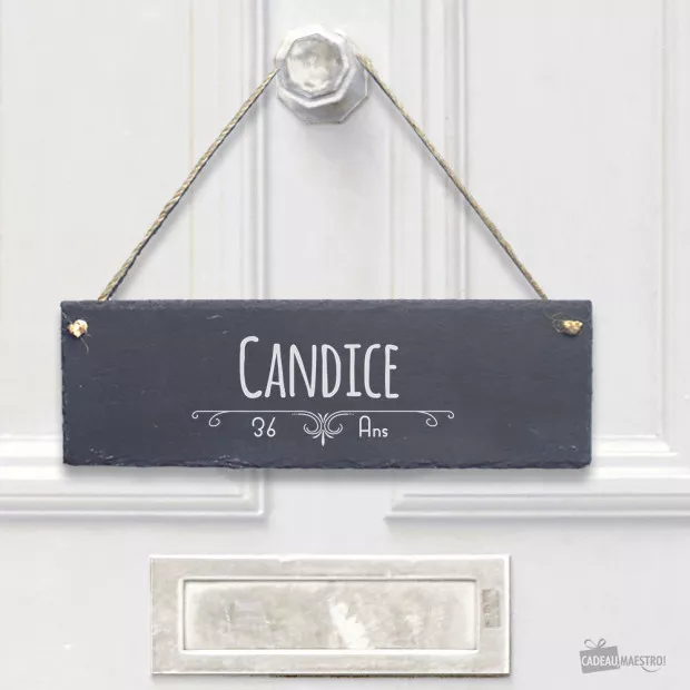 Panneau Ardoise Anniversaire à Personnaliser plaque de porte personnalisée