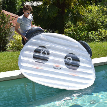 Grand Matelas de Piscine Gonflable Panda