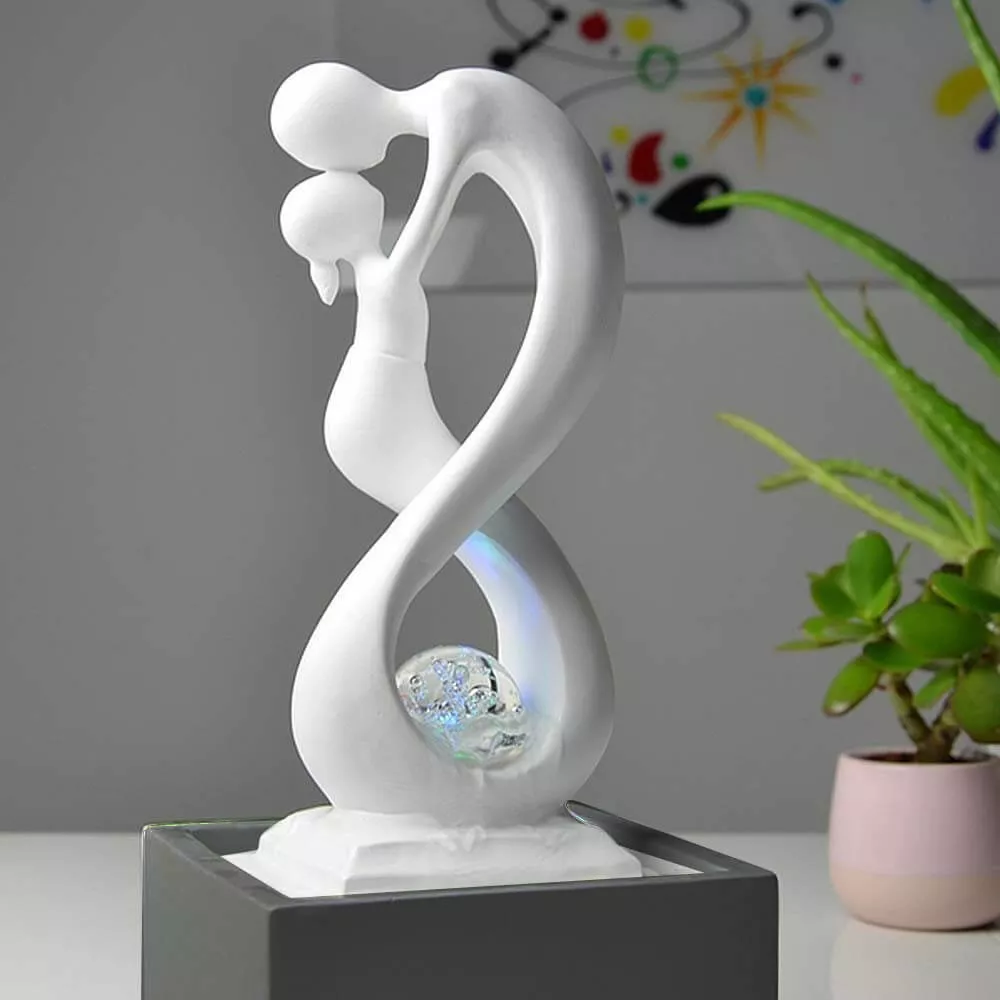 Fontaine Design "Amoureux" Modèle blanc