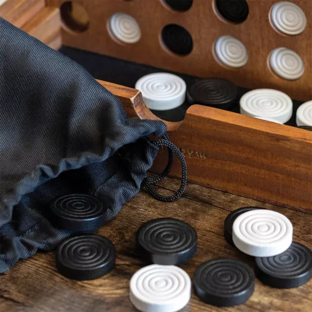 Jeu 4 à La Suite en Bois sac en coton