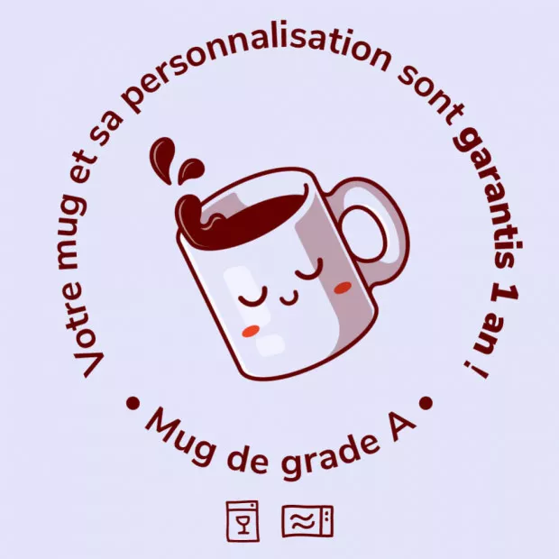 Mug "Je t’aime et puis c'est tout !" à Personnaliser - Mini Coeurs Votre mug est garanti !