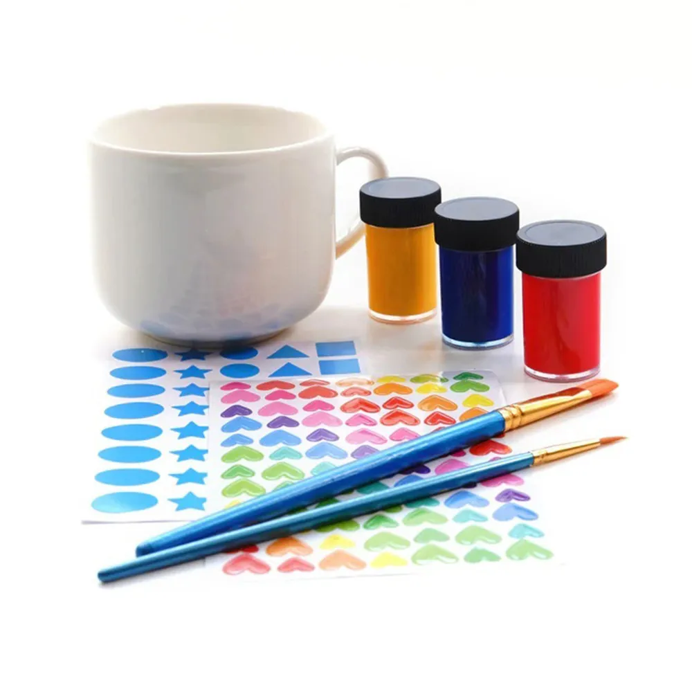 Tasse à Décorer et Peindre DIY kit complet