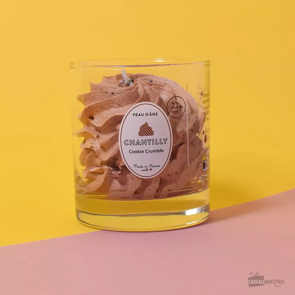 Bougie Chantilly Avec Bijou Parfum Cookie Crumble