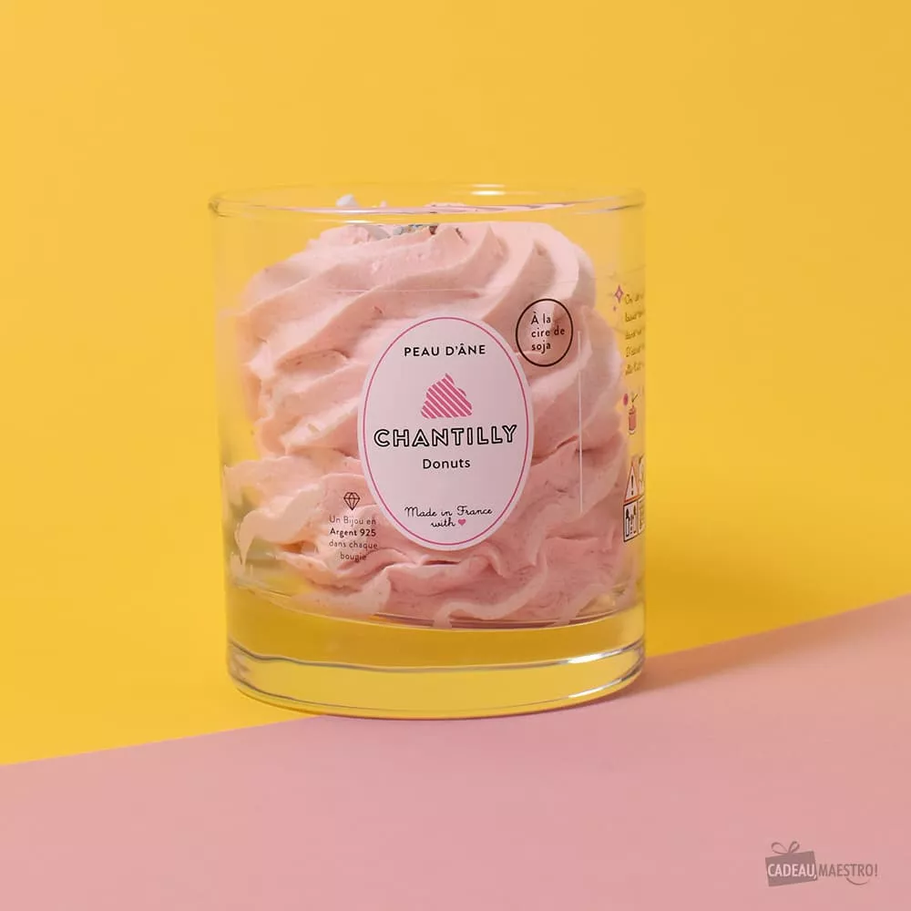 Bougie Chantilly Avec Bijou Parfum Donuts