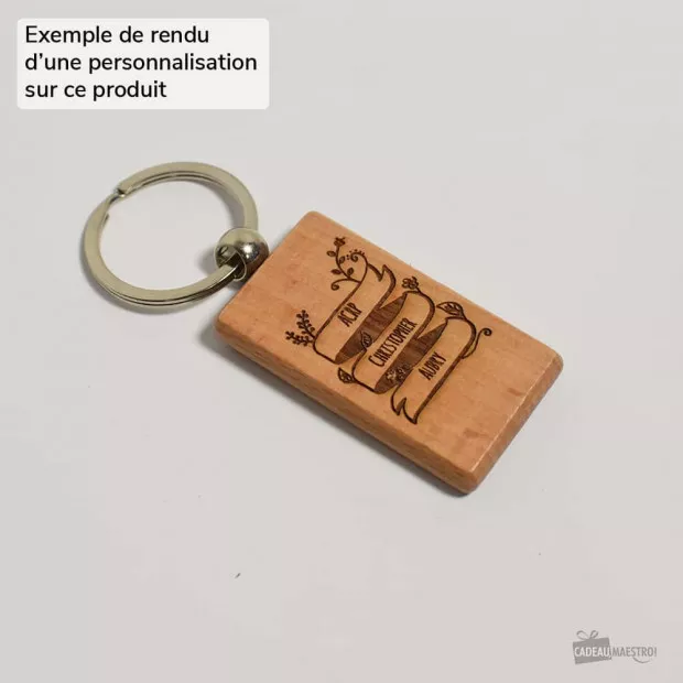 Porte-Clés Super Marraine à Personnaliser Gravure personnalisable 