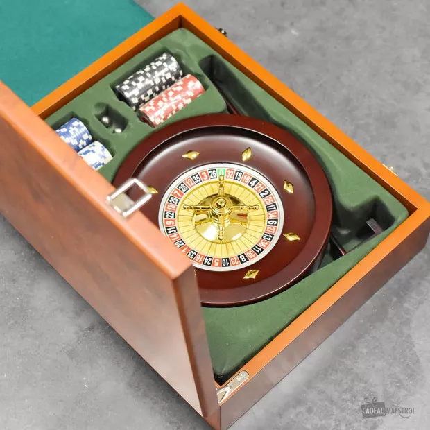 Pack Casino Coffret de rangement Luxe en bois