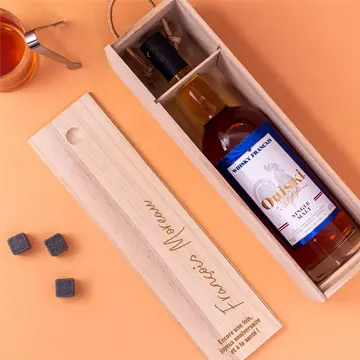 Coffret vin et whisky à personnaliser