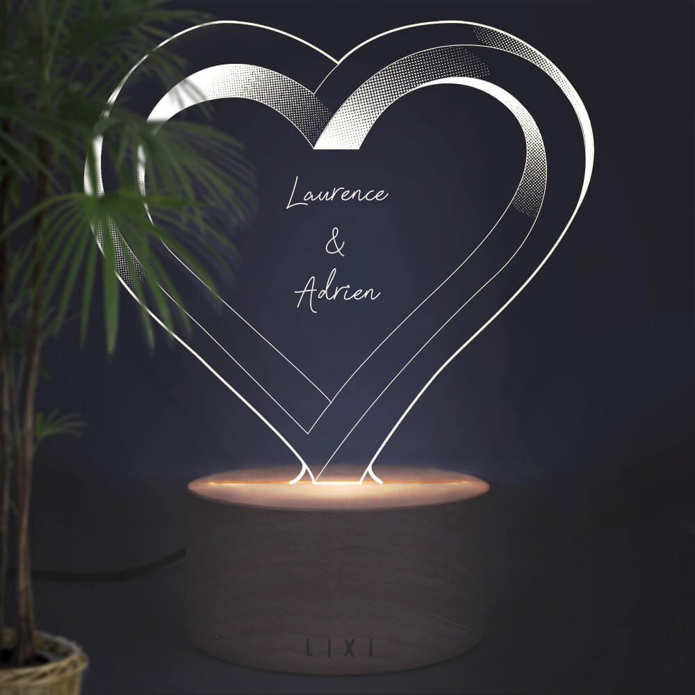 Lampe Cœur 3D